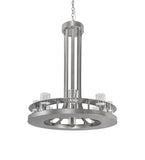 28"W Arion 8 Lt Chandelier