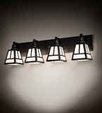36"W "T" Mission 4 Lt Vanity Light