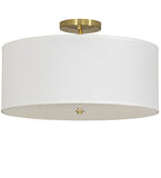 26"W Cilindro Semi-Flushmount