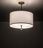 18"W Cilindro Textrene Pendant