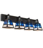 36"W "T" Mission 4 Lt Vanity Light