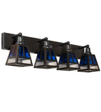 36"W "T" Mission 4 Lt Vanity Light