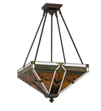 17"Sq Abilene Semi-Flushmount
