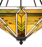 17"Sq Abilene Semi-Flushmount