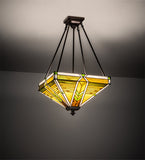 17"Sq Abilene Semi-Flushmount