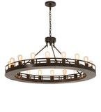 48"W Barbury 18 Lt Chandelier