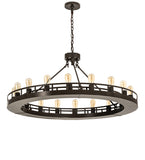 48"W Barbury 18 Lt Chandelier