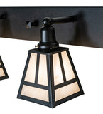 52"W "T" Mission 4 Light Vanity Light