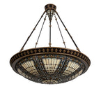 45"W Fleur-de-lis Semi-Flushmount