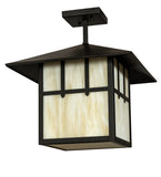 14"Sq Seneca Double Cross Mission Outdoor Pendant