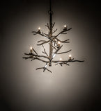 36"W Winter Solstice 9 Lt Chandelier