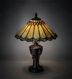 17"H Carousel Jadestone Table Lamp
