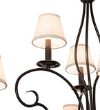 40"W Grace 10 Lt Two Tier Chandelier