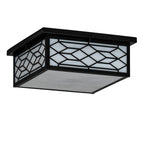 14"Sq Seneca Ponte Flushmount