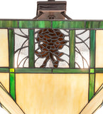 18"W Pinecone Ridge Inverted Pendant