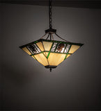 18"W Pinecone Ridge Inverted Pendant