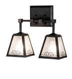 16"W Putrelo 2 Lt Wall Sconce