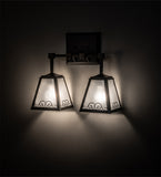 16"W Putrelo 2 Lt Wall Sconce