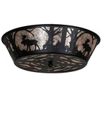 23"W Moose at Dawn Flushmount