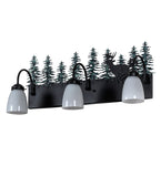 27"W Deer 3 Lt Vanity Light