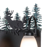 27"W Deer 3 Lt Vanity Light