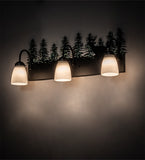 27"W Deer 3 Lt Vanity Light