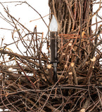 36"W Twigs 6 Lt Chandelier