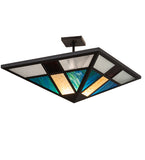 30"Sq Polaris Semi-Flushmount