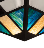 30"Sq Polaris Semi-Flushmount