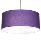 36"W Cilindro Textrene Modern Pendant