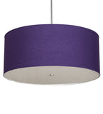 36"W Cilindro Textrene Modern Pendant