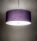 36"W Cilindro Textrene Modern Pendant
