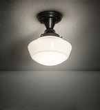 9"W Revival Schoolhouse Semi-Flushmount