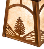 7"Sq Mountain Pine Mini Pendant