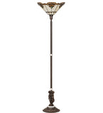 74"H Shell with Jewels Floor Lamp