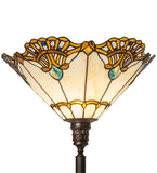 74"H Shell with Jewels Floor Lamp