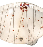 19"W Metro Fusion Ramoscelli Flushmount