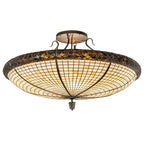 42"W Pinecone Semi-Flushmount