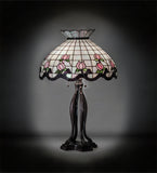 32"H Roseborder Table Lamp