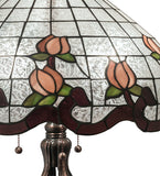 32"H Roseborder Table Lamp