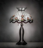 32"H Roseborder Table Lamp