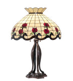 32"H Roseborder Table Lamp