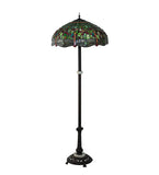 62"H Tiffany Hanginghead Dragonfly Floor Lamp