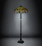 62"H Tiffany Hanginghead Dragonfly Floor Lamp