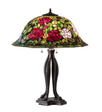 30"H Tiffany Rosebush Table Lamp