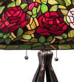 30"H Tiffany Rosebush Table Lamp