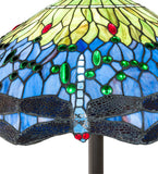 62"H Tiffany Hanginghead Dragonfly Floor Lamp