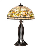 30"H Tiffany Turning Leaf Table Lamp