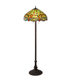 62"H Tiffany Hanginghead Dragonfly Floor Lamp