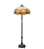62"H Tiffany Hanginghead Dragonfly Floor Lamp
